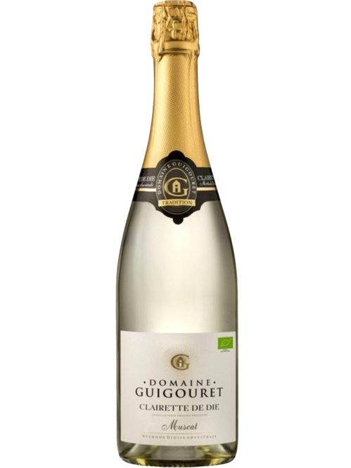 Ігристе вино Домейн Гігурет, Клерет де Дьє Мускат / Domaine Guigouret, Clairette de Die Muscat, біле напівсолодке 0.75л фото