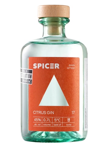 Spicer 0.7л 45% купить цитрусовый джин | OKWINE