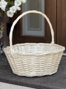 Подарунковий кошик із лози, білий Photo 2 Подарунковий кошик із лози, білий Photo 2