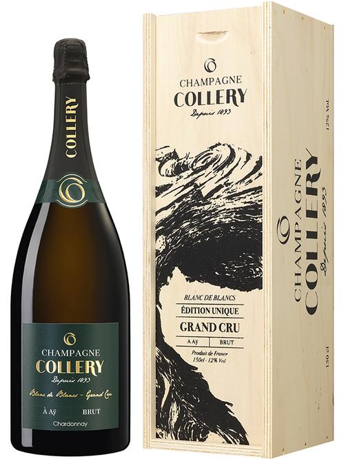Шампанське Коллері, Блан де Блан, Гран Крю / Collery, Blanc de Blancs, Grand Cru, біле брют 1.5л фото