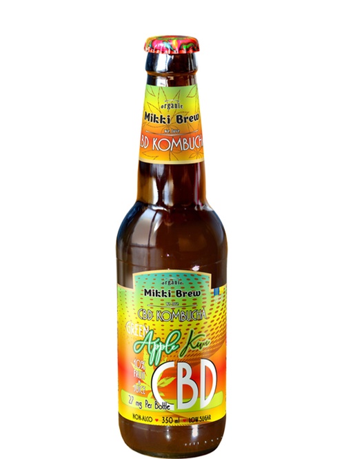 Напій Комбуча Зелене Яблуко-Ківі, Міккі Брю / Green Apple-Kiwi, Mikki Brew, Volynski Browar, 0.35л Напій Комбуча Зелене Яблуко-Ківі, Міккі Брю / Green Apple-Kiwi, Mikki Brew, Volynski Browar, 0.35л фото