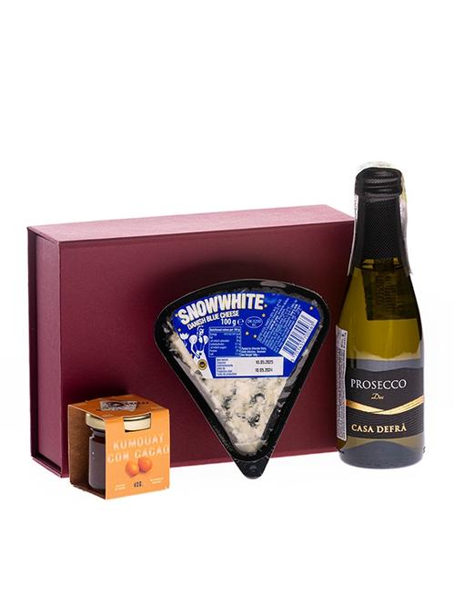 Набор Игристое вино Prosecco Casa Defra в мини бутылочке с сыром Данаблю Snowwhite и джемом для сыра Kiss the Cheese Набор Игристое вино Prosecco Casa Defra в мини бутылочке с сыром Данаблю Snowwhite и джемом для сыра Kiss the Cheese фото