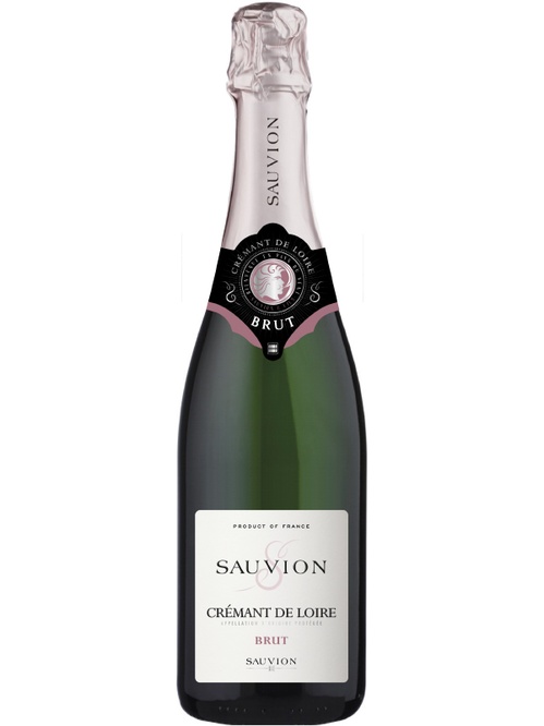 Ігристе вино Креман де Луар, Брют / Cremant de Loire, Brut, Sauvion, біле брют 0.75л фото