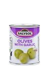 Оливки зеленые с чесноком, Salysol, ж/б, 50г_photo_1