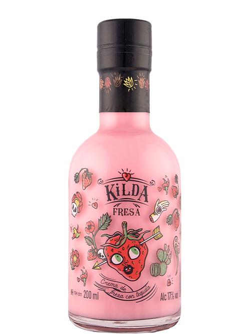 Лікер на основі текіли Кілда, Полуниця / Kilda, Strawberry Tequila Cream, 17%, 0.2л фото