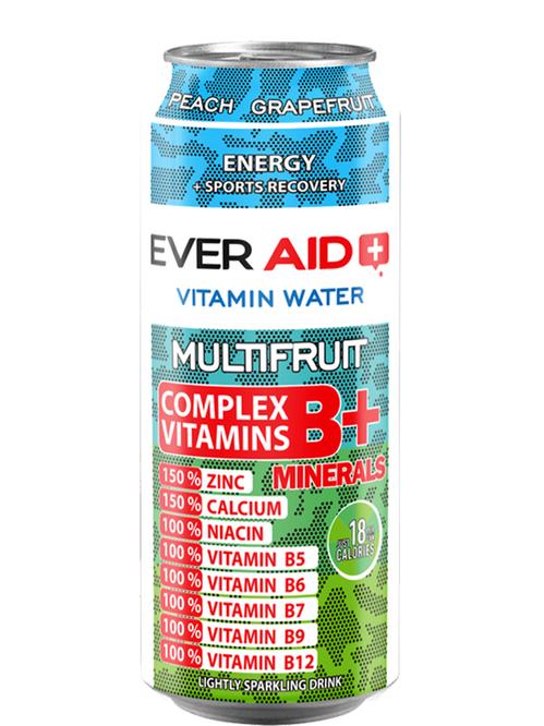 Вітамінний напій зі смаком мультифрукту, Ever Aid, з/б, 0.5л фото