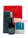 Набор Шампанское EPC Brut с инжиром в шоколаде Nia Chocolate и букетом из сухоцветов_photo_1