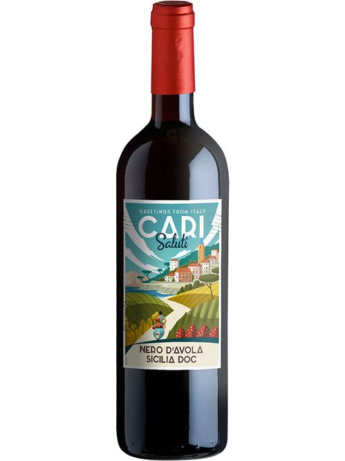 Вино Кари Салути, Неро д'Авола / Cari Saluti, Nero d'Avola, красное сухое 0.75л фото