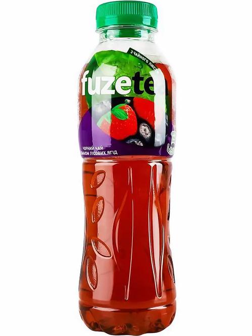 Холодний чорний чай зі смаком лісових ягід, Fuzetea, 1л Холодний чорний чай зі смаком лісових ягід, Fuzetea, 1л фото