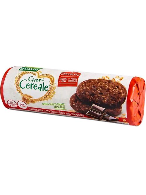 Печиво цільнозернове з шоколадною крихтою та повітряним рисом, Gullon tube CDC, 280г Печиво цільнозернове з шоколадною крихтою та повітряним рисом, Gullon tube CDC, 280г фото