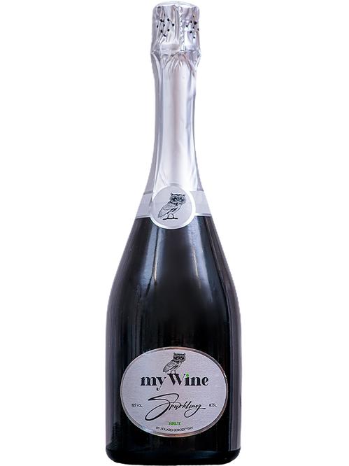 Ігристе вино Май Вайн бай Едуард Городецький / My Wine by Eduard Gorodetsky, біле брют 0.75л фото