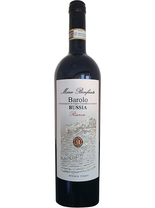 Вино Марко Бонфанте, Буссія Бароло / Marco Bonfante, Bussia Barolo, червоне сухе 0.75л фото