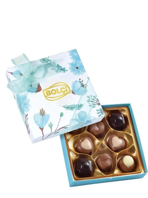 Цукерки асорті шоколадних праліне "Flower Boutique", Bolci, 80г фото