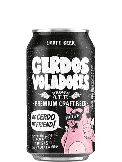 Пиво Сердос Воладорес, Браун Ель / Cerdos Voladores, Brown Ale, Barcelona Beer, з/б, 4.5%, 0.33л Пиво Сердос Воладорес, Браун Ель / Cerdos Voladores, Brown Ale, Barcelona Beer, з/б, 4.5%, 0.33л фото