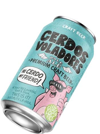 Cerdos Voladores Pale Ale купить светлое пиво 0.33л | OKWINE