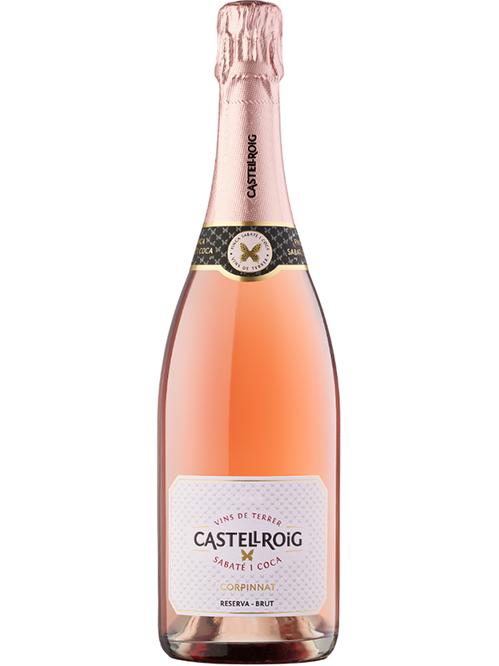 Ігристе вино Корпіннат, Резерва Кастельройг Росат / Corpinnat, Reserva Castellroig Rosat, рожеве брют 0.75л фото