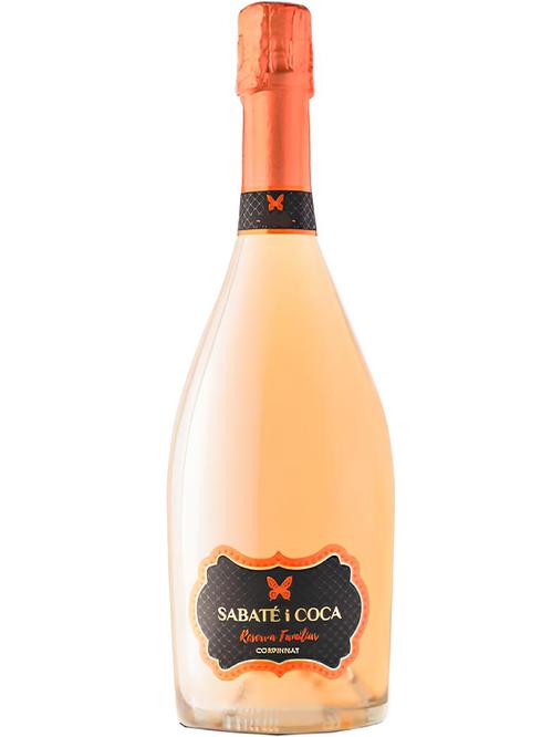 Ігристе вино Корпіннат, Резерва Фаміліар Росат / Corpinnat, Reserva Familiar Rosat, Sabate & Coca, рожеве брют натур, 0.75л фото