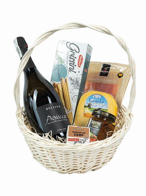 Набір Ігристе вино Prosecco Bellino з сиром Гауда Daily Dairy, хамоном Iberian Moments, грисині Barbero, в'яленими томатами Rolnik та терріном Ducs de Gascogne Набір Ігристе вино Prosecco Bellino з сиром Гауда Daily Dairy, хамоном Iberian Moments, грисині Barbero, в'яленими томатами Rolnik та терріном Ducs de Gascogne фото
