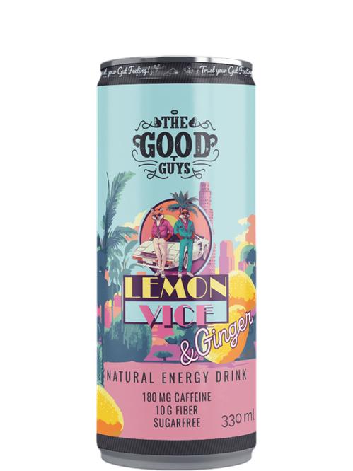 Энергетический напиток Лимон и Имбирь / Lemon Vice & Ginger, The Good Guys, ж/б, 0.33л Энергетический напиток Лимон и Имбирь / Lemon Vice & Ginger, The Good Guys, ж/б, 0.33л фото