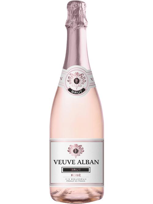 Ігристе вино Вьов Албан, Розе / Veuve Alban, Rose, рожеве брют 0.75л фото