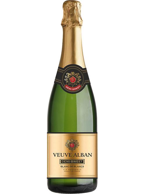 Игристое вино Вьов Албан, Блан де Блан / Veuve Alban, Blanc de Blancs, белое полусладкое 0.75л Игристое вино Вьов Албан, Блан де Блан / Veuve Alban, Blanc de Blancs, белое полусладкое 0.75л фото