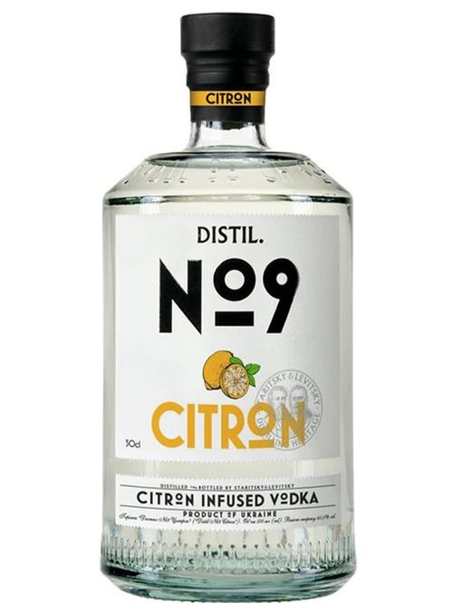 Горілка Дистил №9, Цитрон / Distil №9, Citron, 38%, 0.5л фото