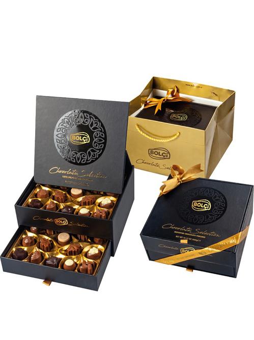 Цукерки асорті шоколадних праліне "Chocolate Selection", Bolci, 380г фото