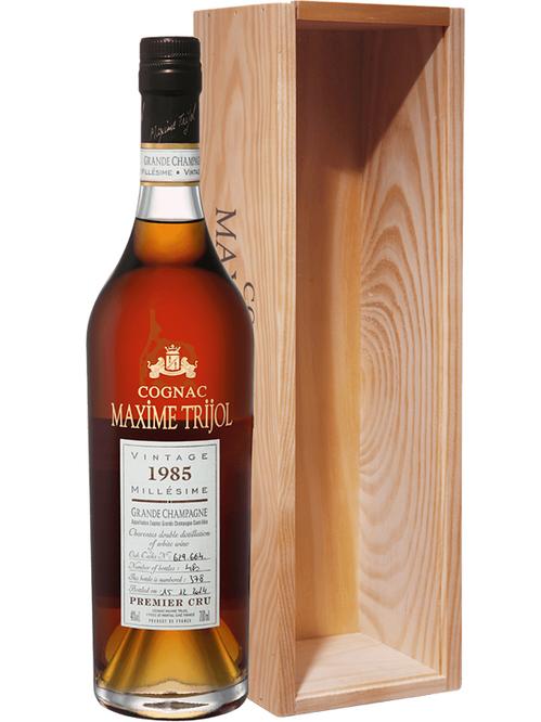Коньяк Максим Тріжоль, Гранд Шампань / Maxime Trijol, Grande Champagne, 1985 рік, 40%, 0.7л фото