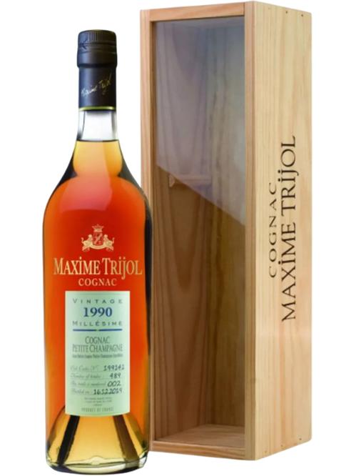 Коньяк Максим Тріжоль, Пті Шампань / Maxime Trijol, Petite Champagne, 1990 рік, 40%, 0.7л Коньяк Максим Тріжоль, Пті Шампань / Maxime Trijol, Petite Champagne, 1990 рік, 40%, 0.7л фото