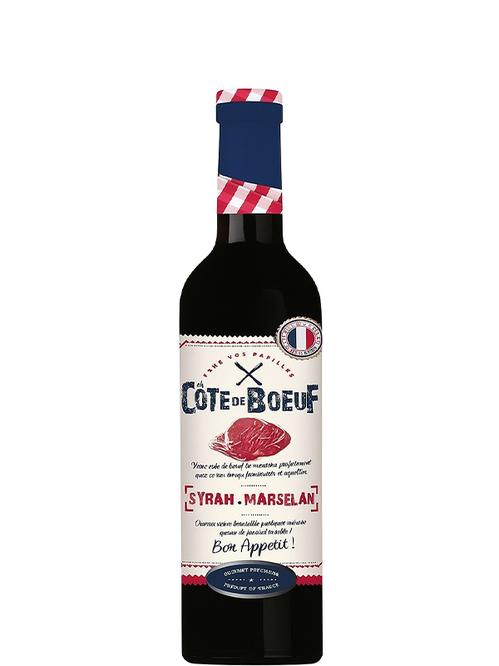 Вино Кот де Боф, Сіра - Марселан / Cote de Boeuf, Syrah - Marselan, Gourmet Pere & Fils, червоне напівсухе 0.25л Вино Кот де Боф, Сіра - Марселан / Cote de Boeuf, Syrah - Marselan, Gourmet Pere & Fils, червоне напівсухе 0.25л фото