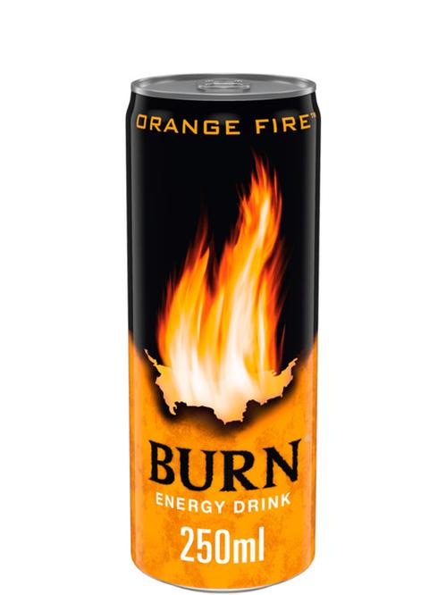 Енергетичний напій Бьорн, Оранж Фаєр / Burn, Orange Fire, з/б, 0.25л Енергетичний напій Бьорн, Оранж Фаєр / Burn, Orange Fire, з/б, 0.25л фото