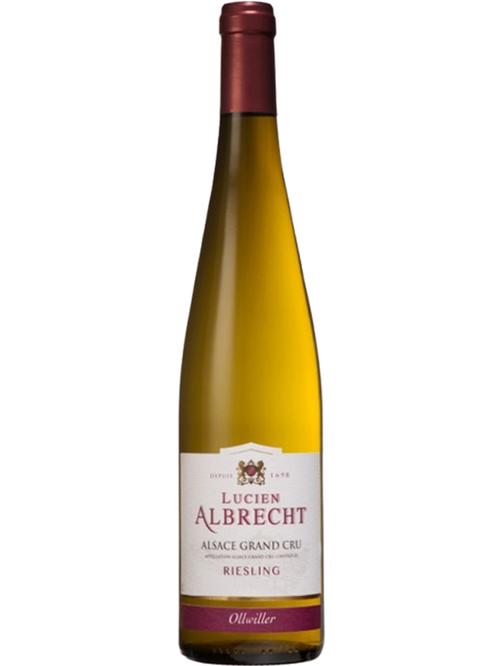 Вино Рислінг, Гран Крю Оллвіллер / Riesling, Grand Cru Ollwiller, Lucien Albrecht, біле сухе 0.75л фото
