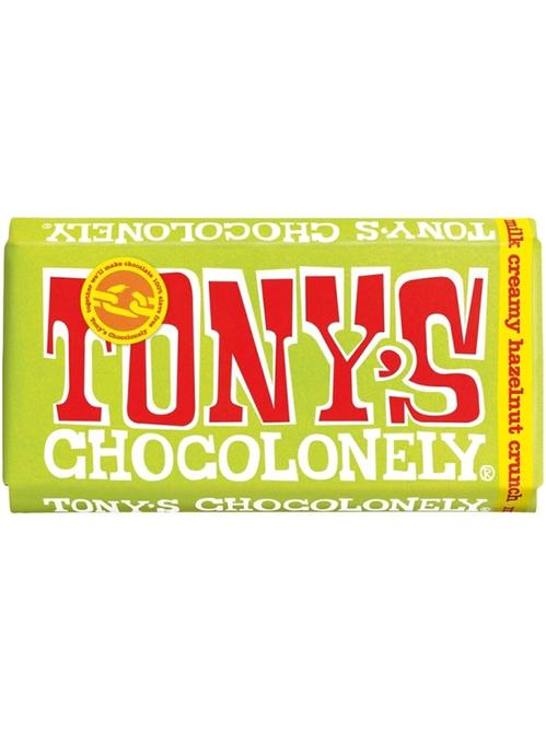 Шоколад молочный с лесным орехом, Tony's Chocolonely, 180г фото