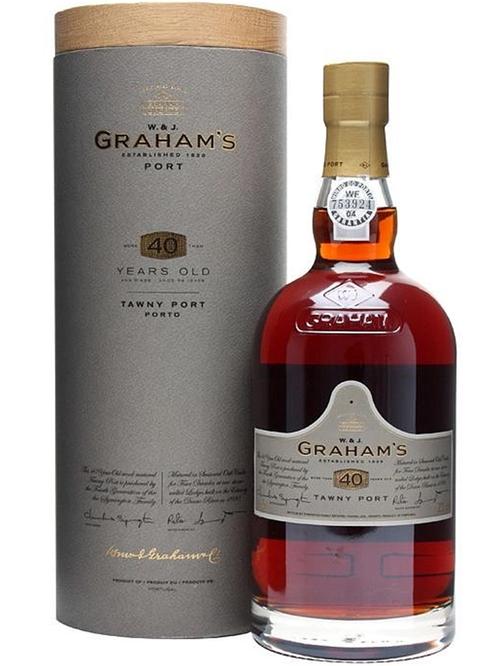 Портвейн Грем'с, Тоні / Graham's, Tawny, 40 років, червоне солодке 20% 0.75л фото