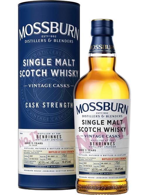 Віскі Моссберн, Вінтаж Каскс №11 Бенріннес / Mossburn, Vintage Casks №11 Benrinnes, 11 років, 55.8%, 0.7л фото