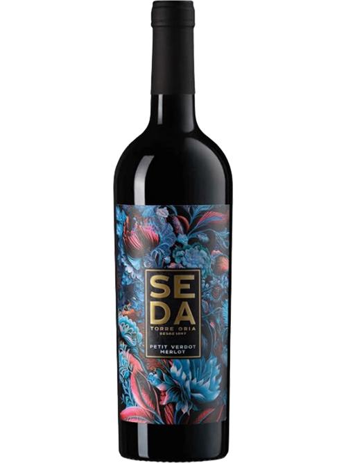 Вино Седа, Пті Вердо-Мерло / Seda, Petit Verdot-Merlot, Torre Oria, червоне сухе 0.75л фото