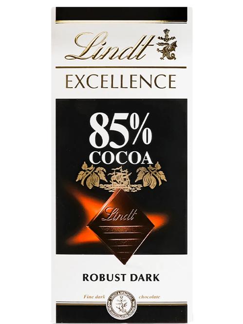 Шоколад чорний 85%, Lindt, 100г фото