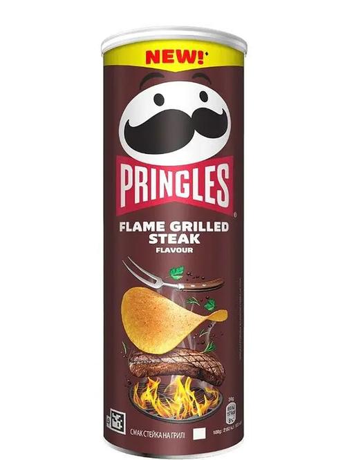 Чипси зі смаком стейка на грилі, Pringles, 165г фото