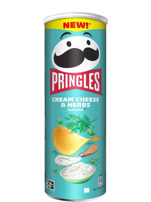 Чипси зі смаком вершкового сиру та зелені, Pringles, 165г фото