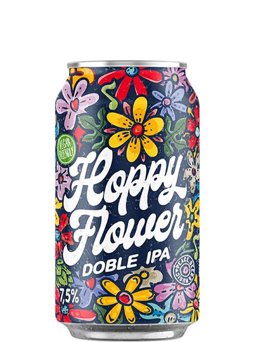 Пиво Хоппі Флауер, Дабл ІПА / Hoppy Flower, Double IPA, Barcelona Beer, з/б, 7.5%, 0.33л Пиво Хоппі Флауер, Дабл ІПА / Hoppy Flower, Double IPA, Barcelona Beer, з/б, 7.5%, 0.33л фото