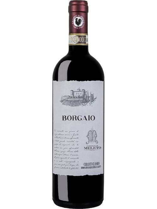 Вино Боргайо, К'янті Класіко Біолоджіко / Borgaio, Chianti Classico Biologico, Castello di Meleto, червоне сухе 0.75л фото