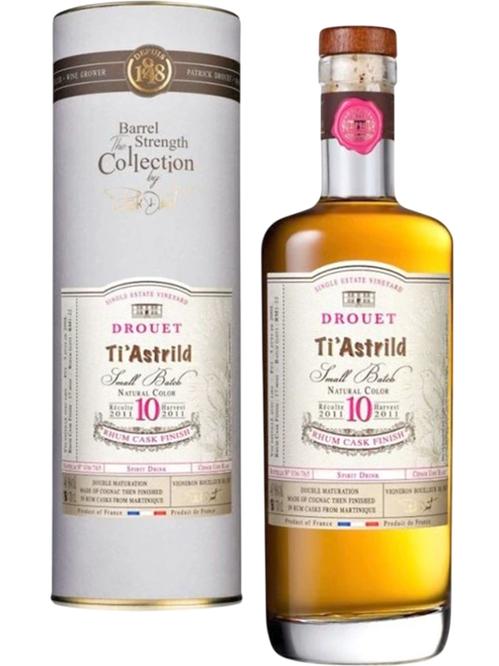Алкогольний напій Друє, Ті Астрільд Ром Каск Фініш / Drouet, Ti Astrild Rum Cask Finish, 10 років, 46%, 0.7л фото