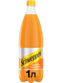 Напій газований Швепс, Мандарин / Schweppes, Tangerine, 1л фото