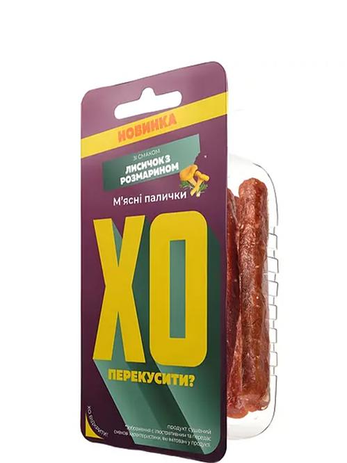 М'ясні палички ХО зі смаком лисичок з розмарином, Бащинський, 45г фото