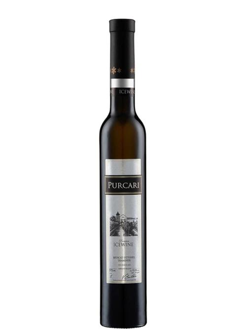 Вино Мускат Оттонель-Трамінер, Айсвайн / Muscat Ottonel-Traminer, Icewine, Purcari, біле солодке 0.375л фото