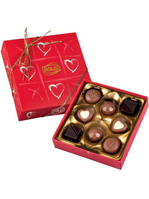 Цукерки асорті шоколадних праліне "Love Boutique Four Hearts", Bolci, 80г Цукерки асорті шоколадних праліне "Love Boutique Four Hearts", Bolci, 80г фото