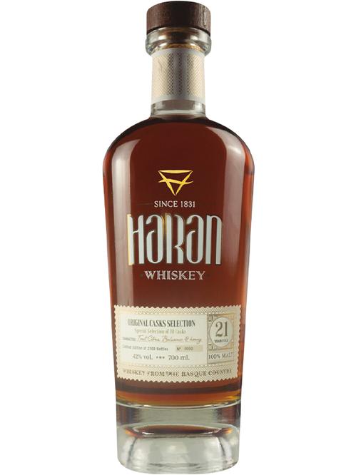 Віскі Харан, Оріджинал Каскс Селекшн / Haran, Original Casks Selection, 21 рік, 42%, 0.7л фото