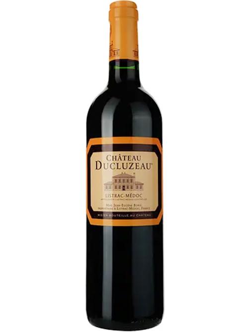 Вино Шато Дюклюзо, Лістрак-Медок / Chateau Ducluzeau, Listrac-Medoc, 2018 рік, червоне сухе 0.75л фото