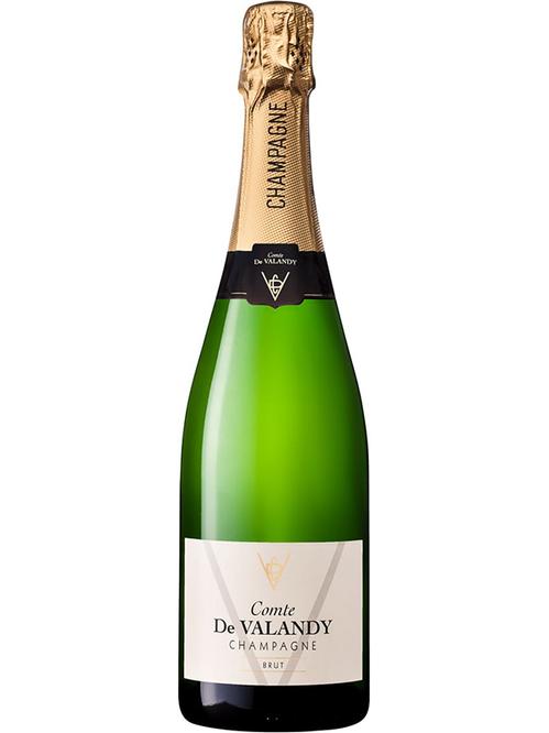 Шампанське Комт де Валанді, Брют / Comte de Valandy, Brut, Gruet, біле брют 0.75л фото