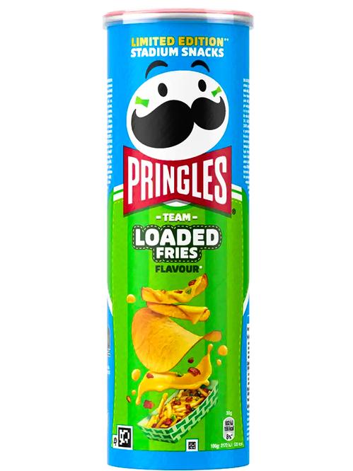 Чипси "Loaded Fries" зі смаком картоплі фрі з сиром та беконом, Pringles, 165г фото